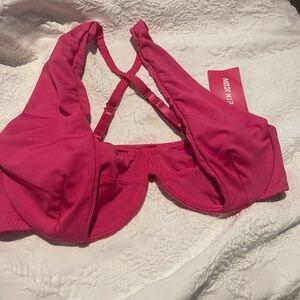 SHEIN Neon Pink Bra